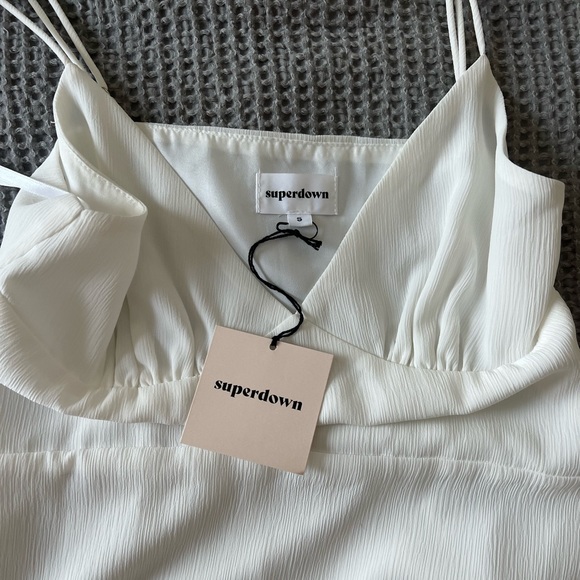 Revolve Superdown white dress - Picture 3 of 7